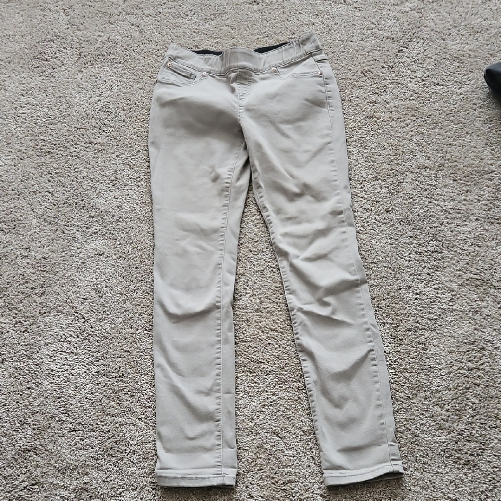 INC International Concepts Women's Light Gray Skinny Jeans